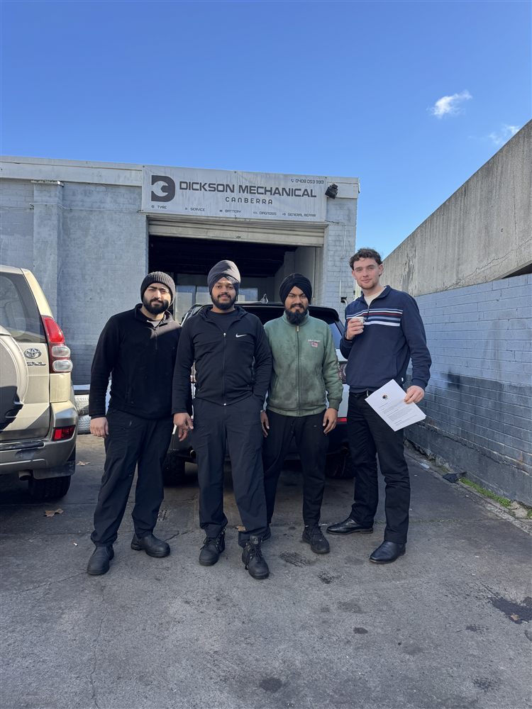 Dickson Tyre & Mechanical team